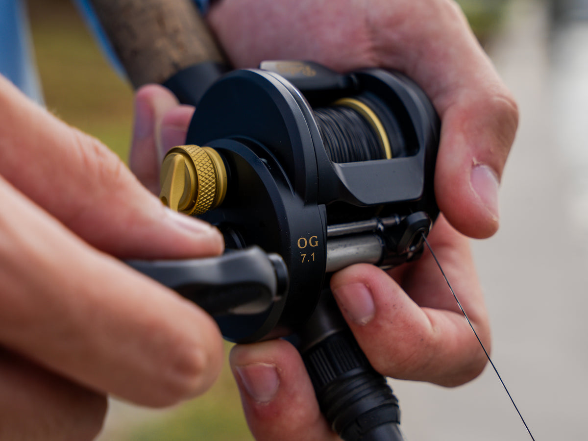bates fishing reel The G.O.A.T 150 Crafted with uncompromising attention to detail and industry The Bates "OG": A Cutting-Edge