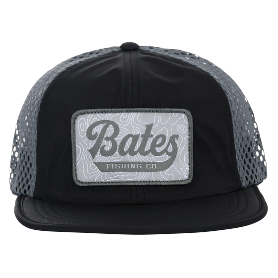 BATES DUAL GREY TOPO PATCH HAT