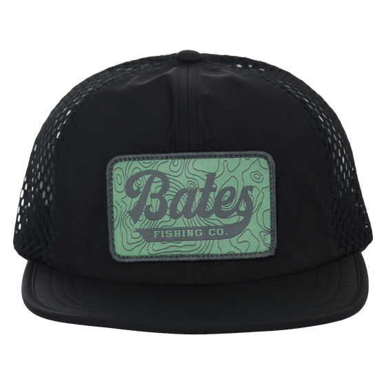BATES GREEN TOPO PATCH HAT