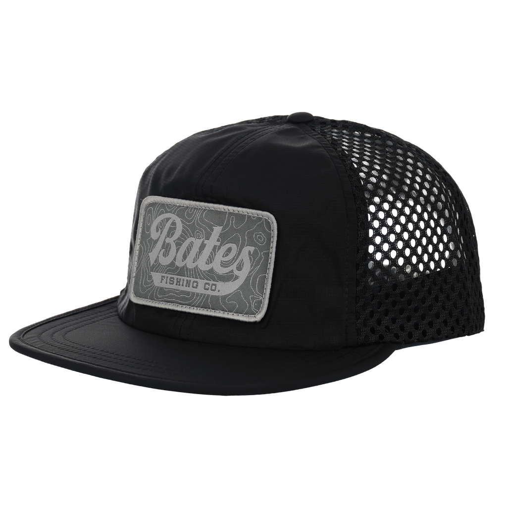 BATES GREY TOPO PATCH HAT