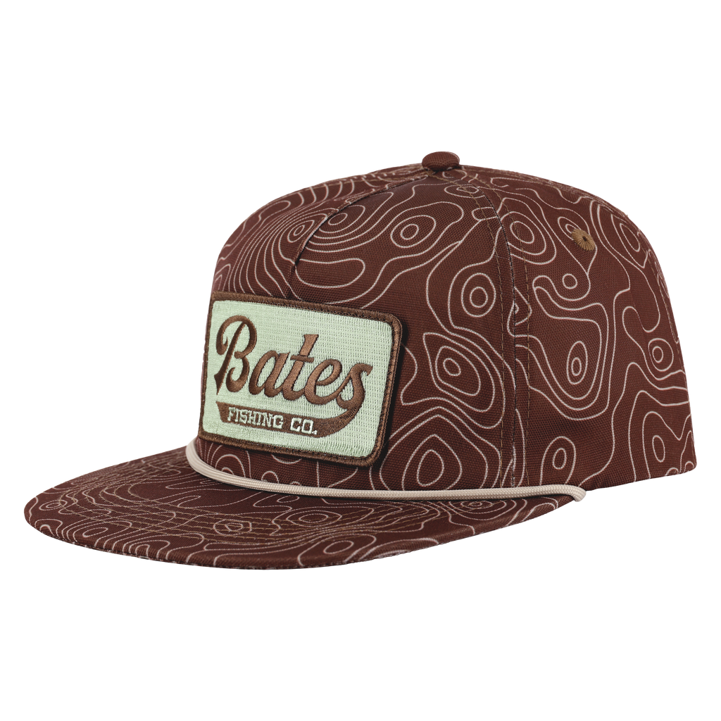BATES BROWN TOPO ROPE HAT