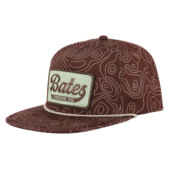 BATES BROWN TOPO ROPE HAT