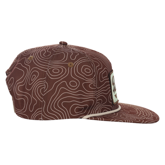 BATES BROWN TOPO ROPE HAT