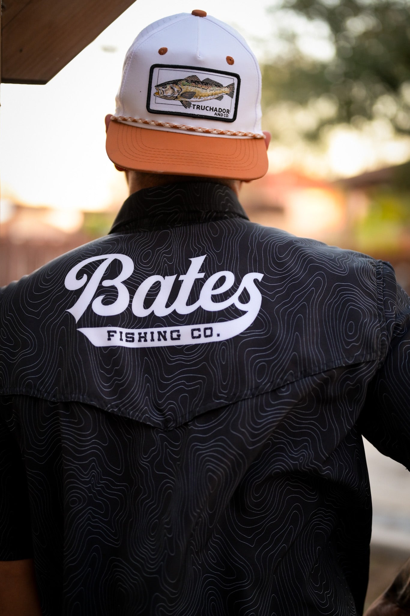 Bates Fishign Bates Fishing X Truchador Lucky fishing shirt ( Black ) – Bates Fishing Co.